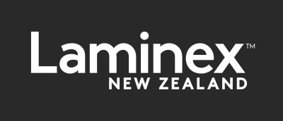 Laminex logo no tagline grey background white text preferred v2